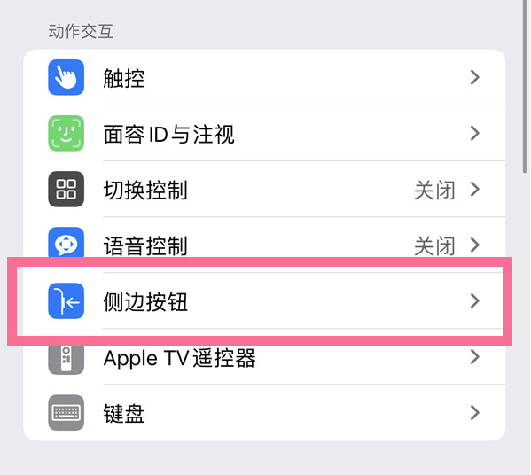 木里苹果14维修店分享iPhone14 Plus侧键双击下载功能关闭方法 