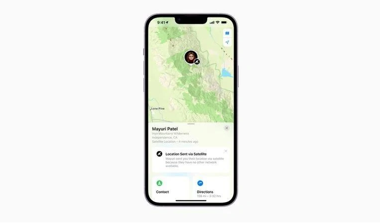 木里苹果14维修分享iPhone14系列中 FindMy功能通过卫星分享位置方法教程 